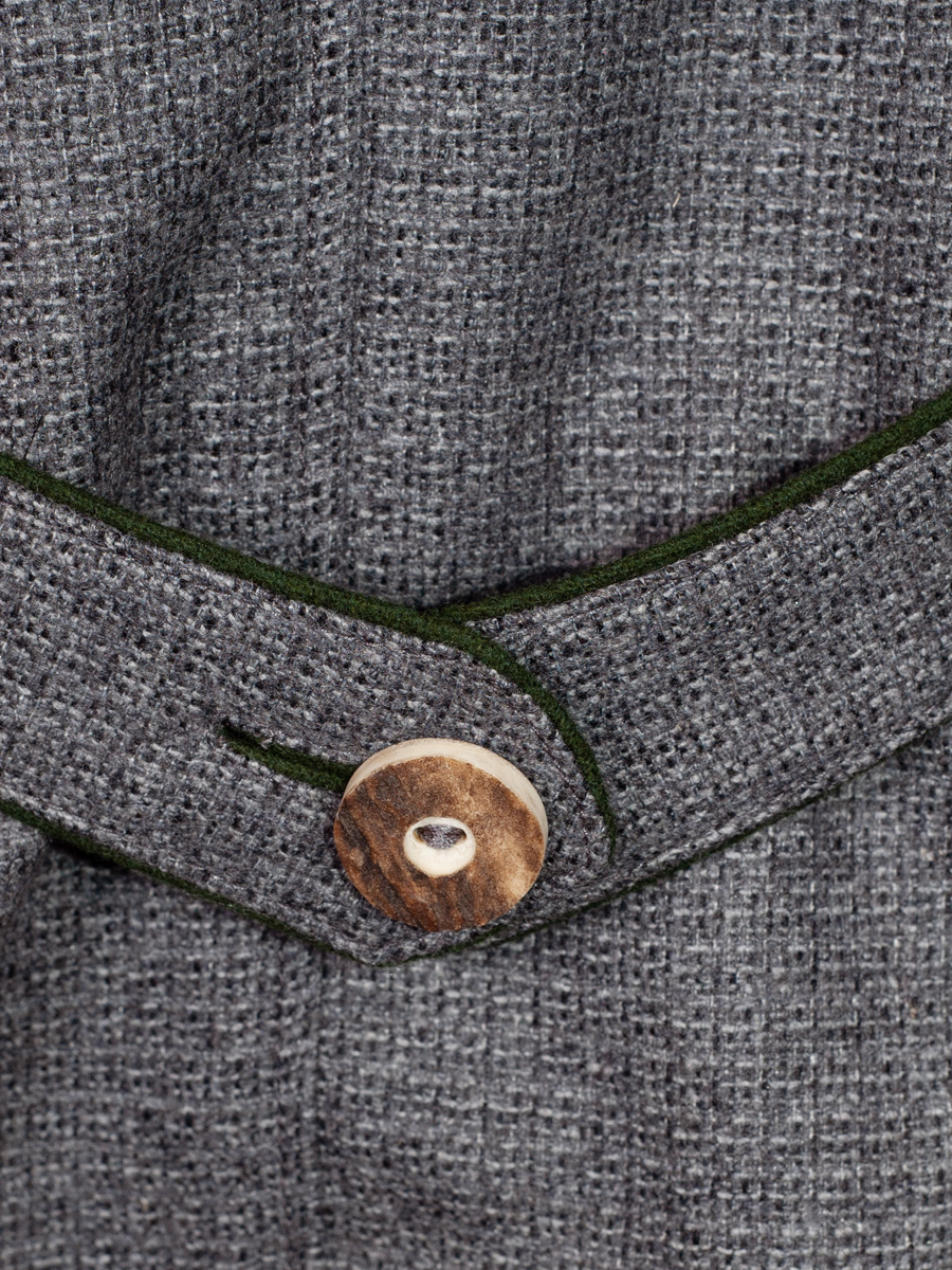 hausg'macht Lodenjoppe Erno, grau meliert, Slim Fit #6