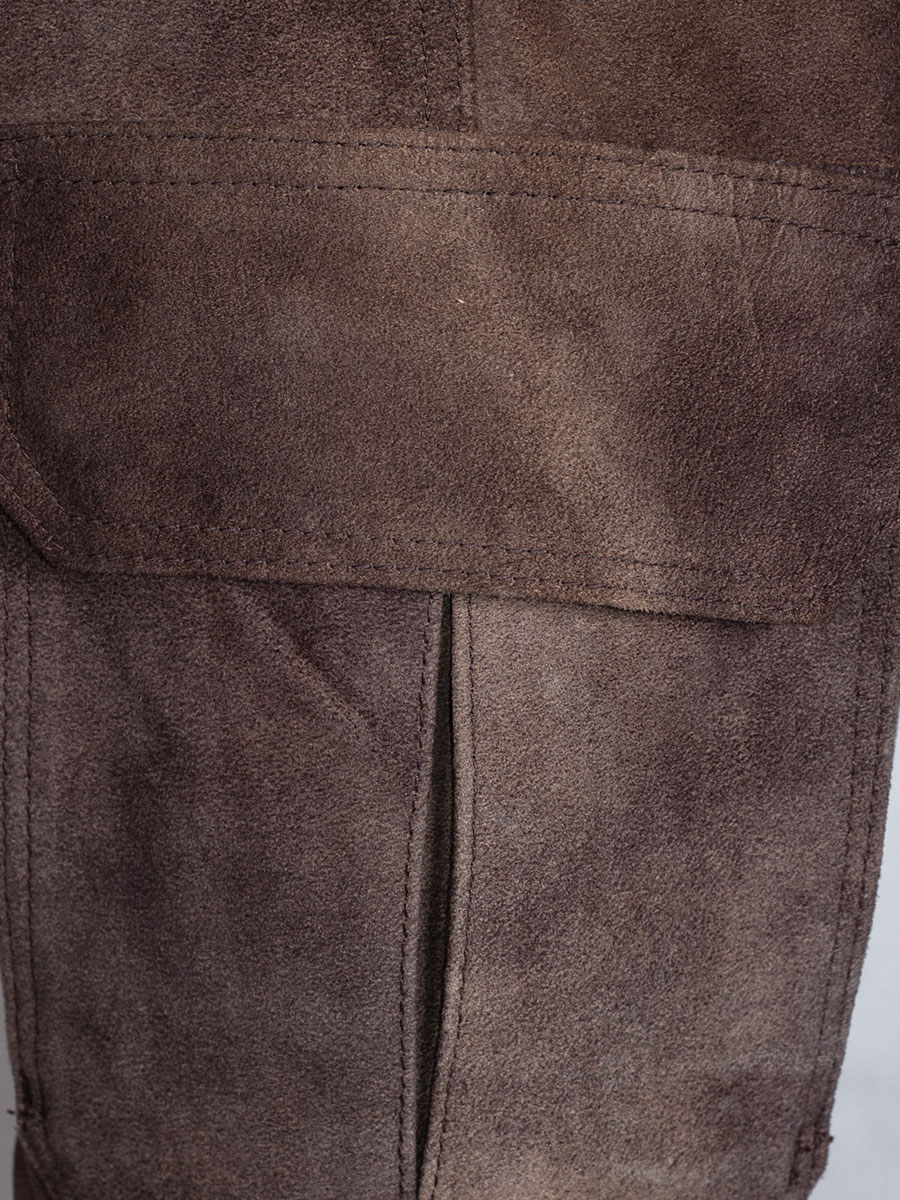 Lange Lederhose Cooper, antik braun, sämina, Cargostil #4