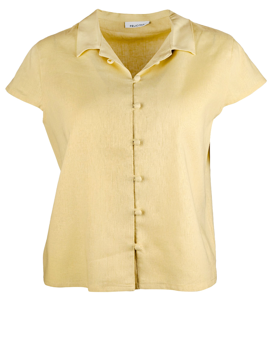 Feli und Hans Leinenbluse Barina, lindenblüten, locker #1