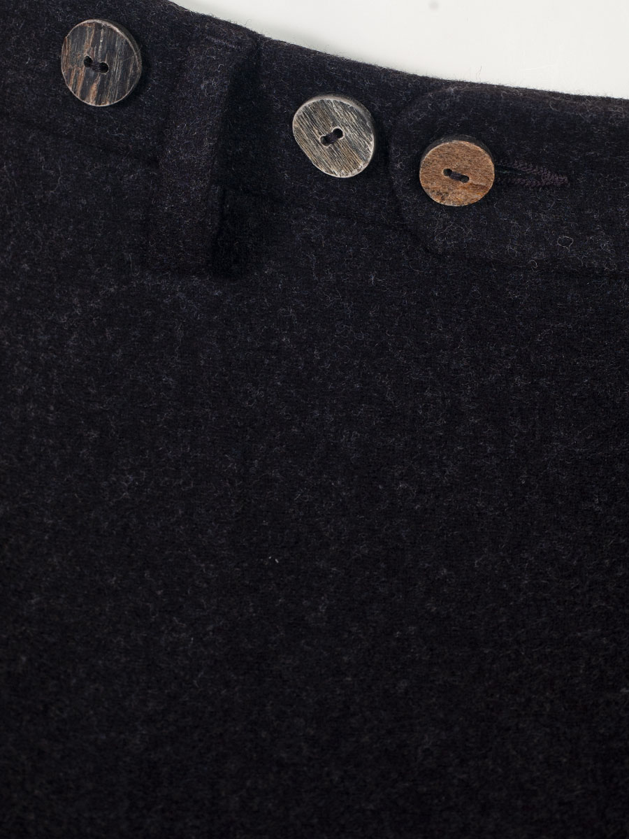 hausg'macht Lodenhose Wastl, anthrazit, elegant #4