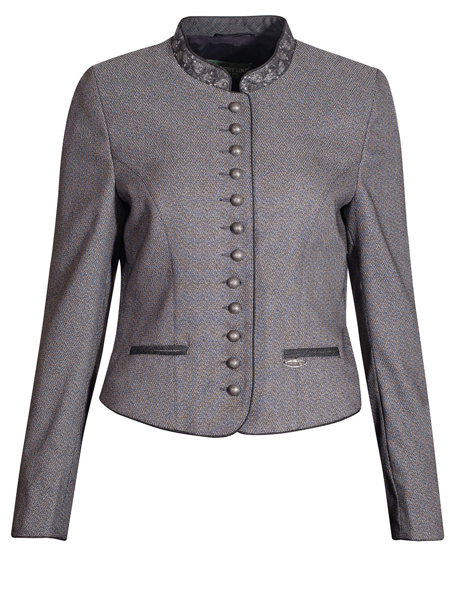 Country Line Damenjanker anthrazit, Stretch, tailliert #1