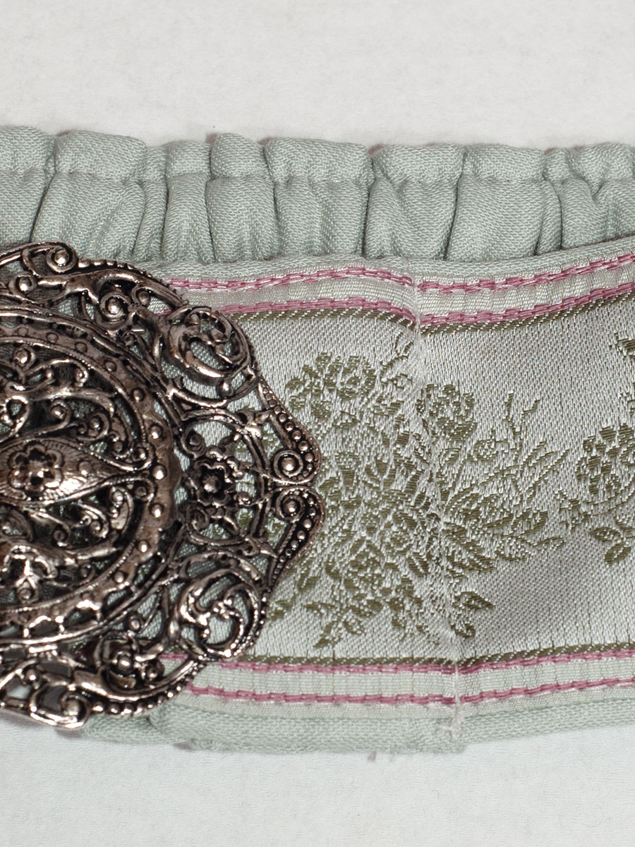 Anno Domini Design Emma Stretchgürtel heu, silberfarbene Schließe #2