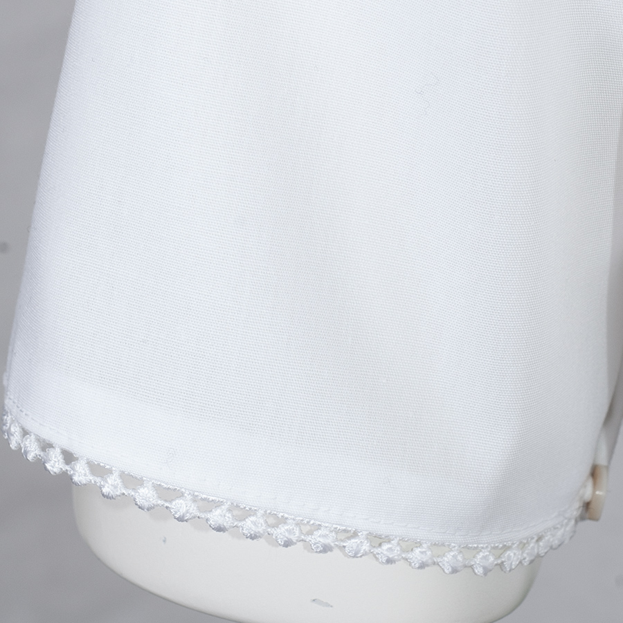 Waldorff Dirndlbluse Heidi, weiß, festlich, Spitzenborte #4