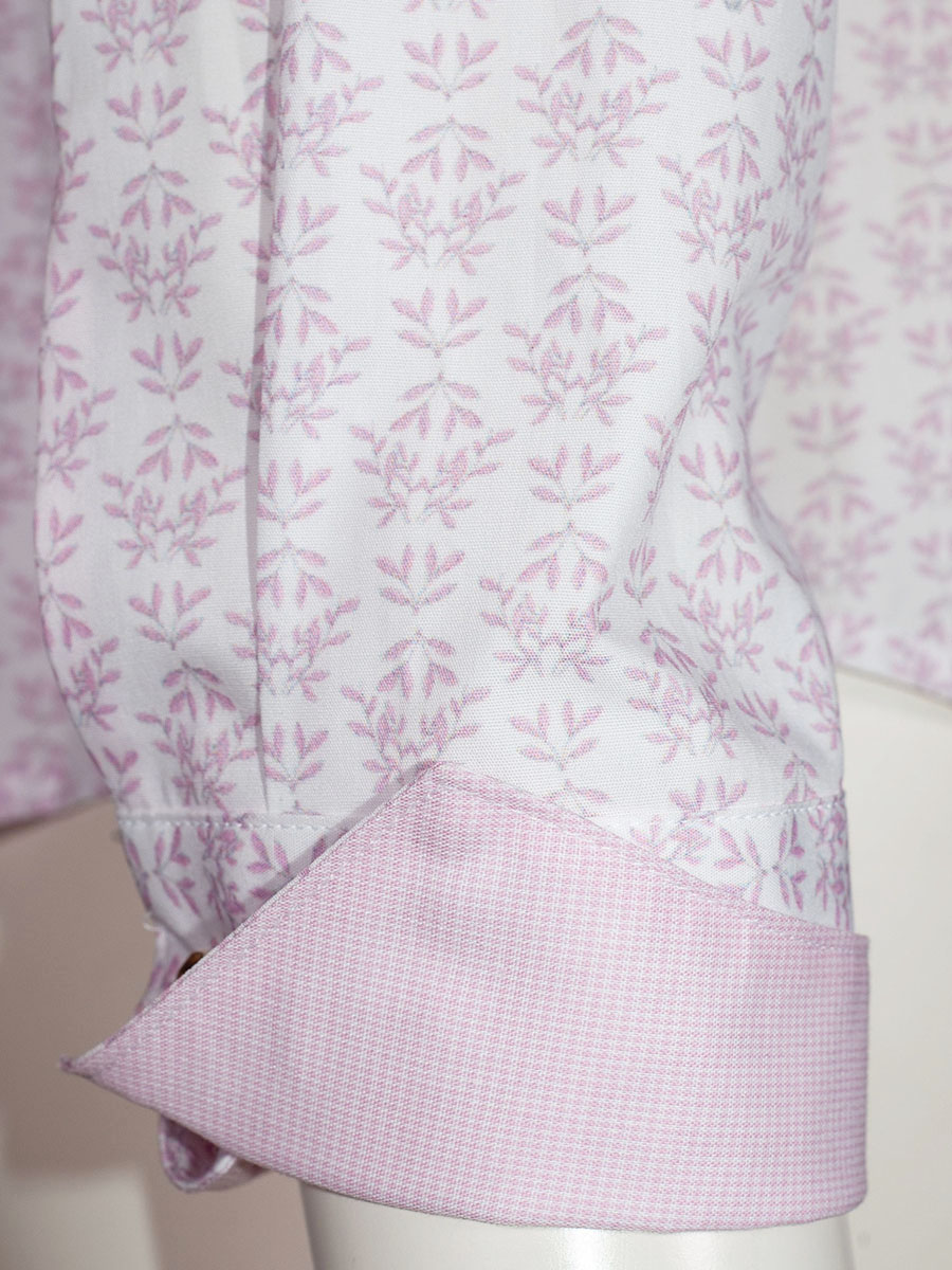 Arido Damenbluse, weiß, rosa geblümt #5