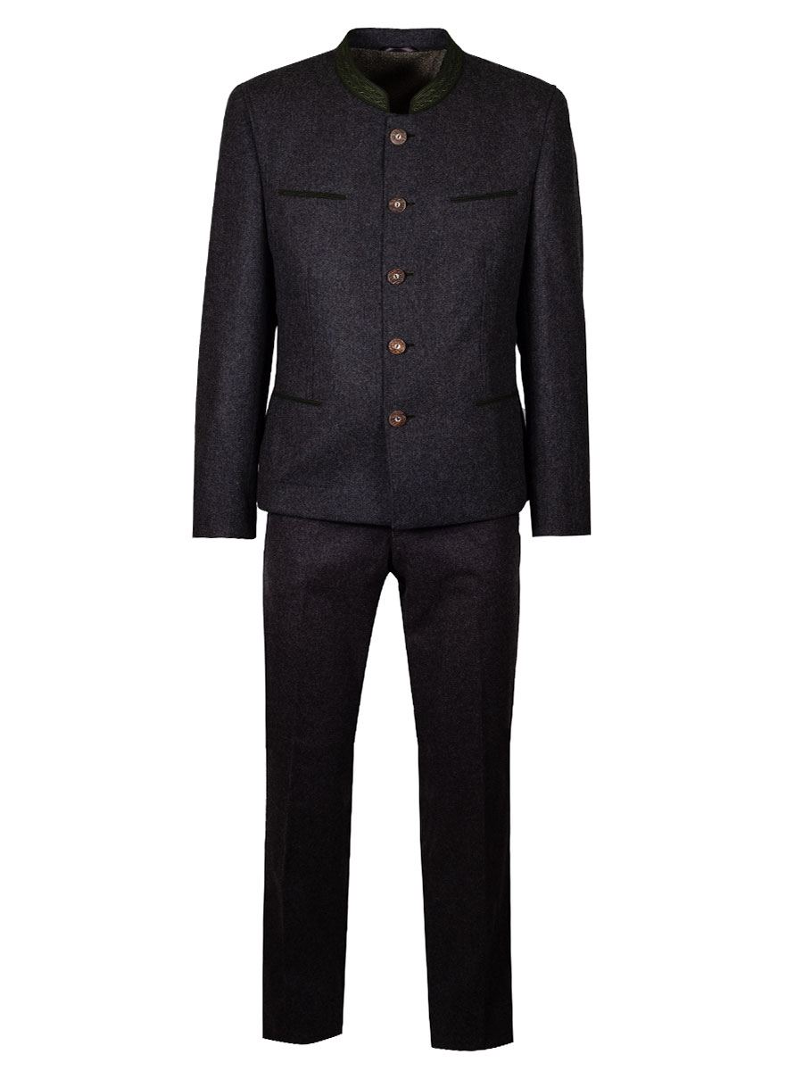 hausg'macht Lodenhose Rust, grau, elegant #2