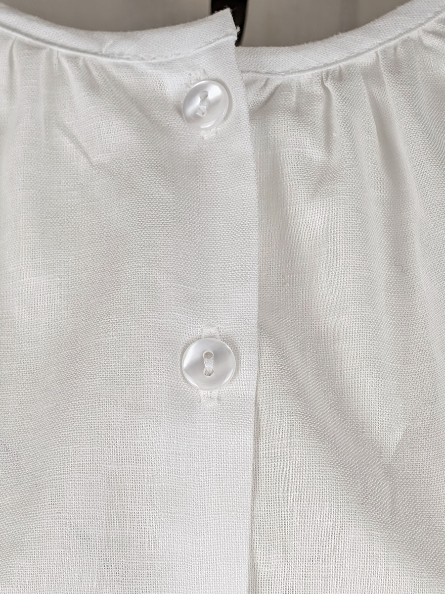 Berwin & Wolff Leinenbluse, Kurzarm, weiß #3