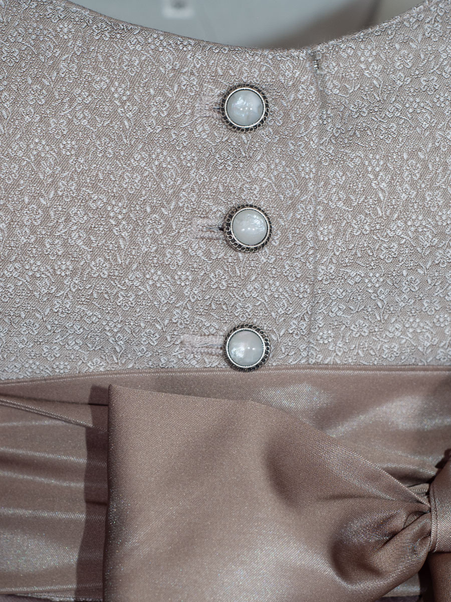 Wenger Mareike Umstandskleid, haselnuss-beige, festlich #3