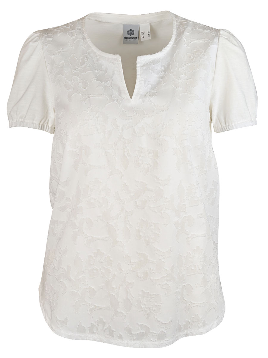 Hammerschmid Blusenshirt Julia, Puffarm, ecru #1