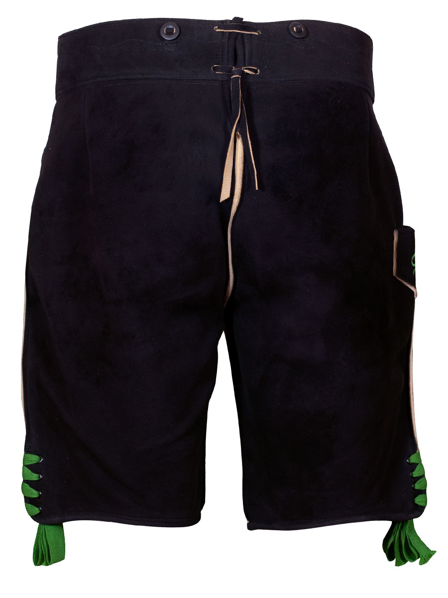 hausg´macht Lederhose Originaltracht kurz Schliersee gras #3