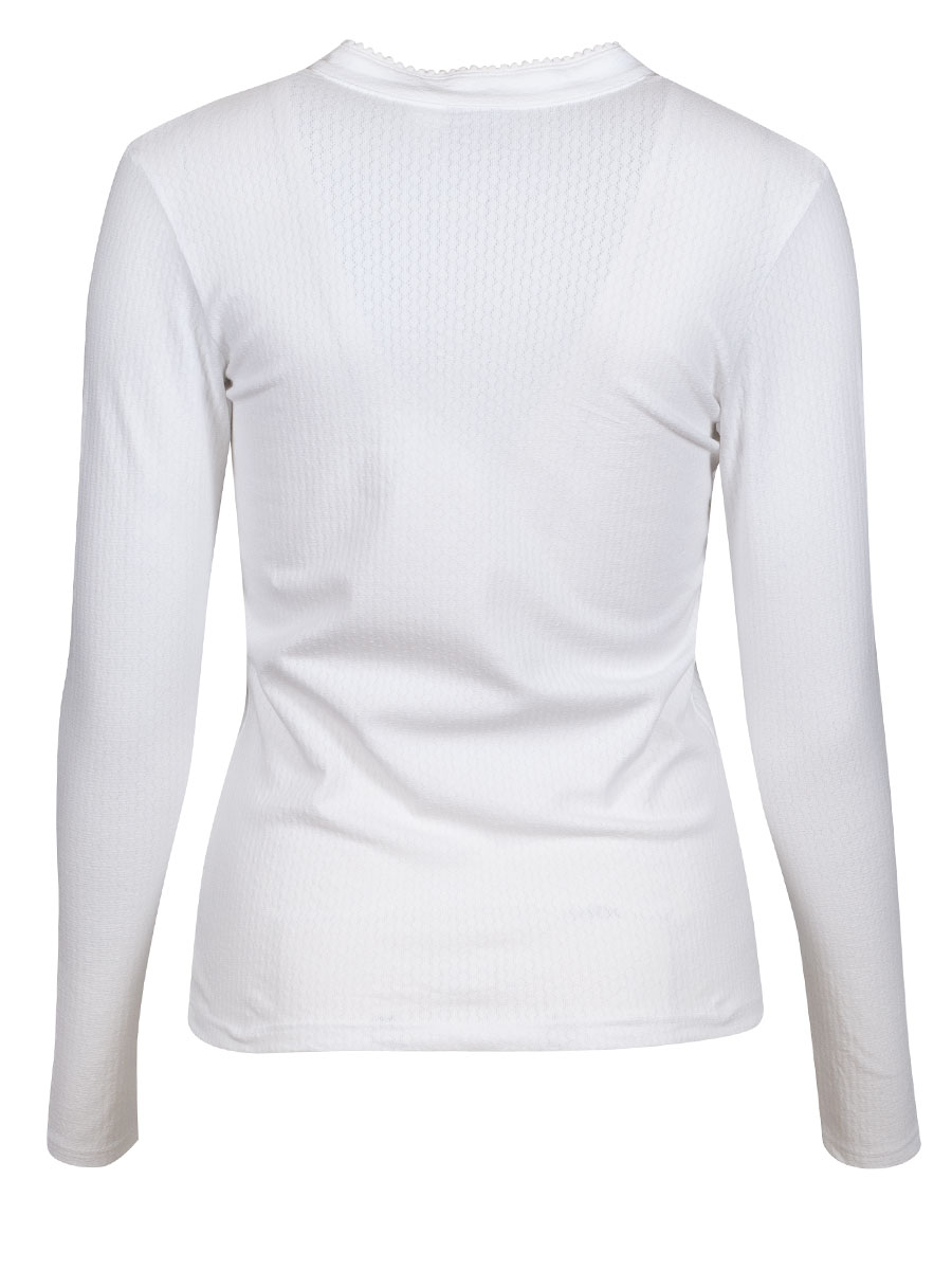 Hammerschmid Langarmshirt Lina, weiß #3