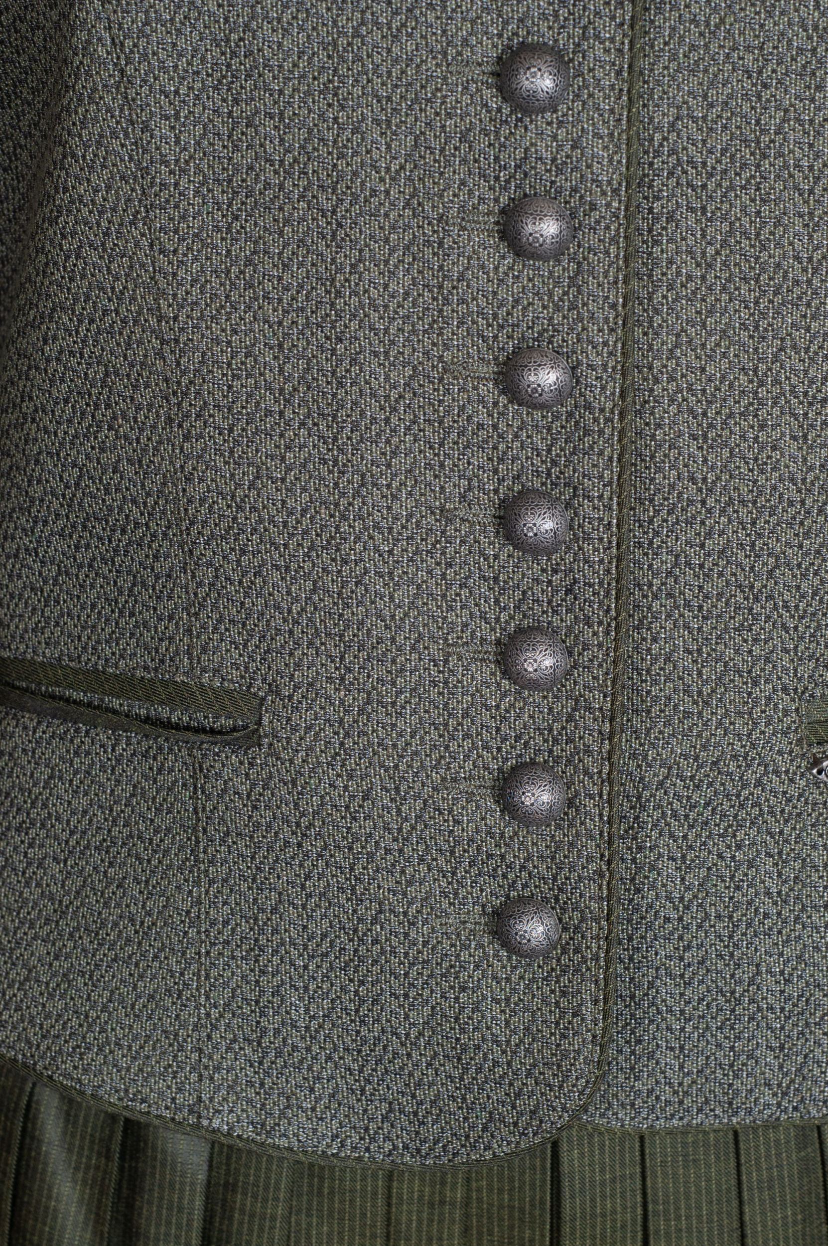 Country Line Damenjanker oliv, Stretch, tailliert #5