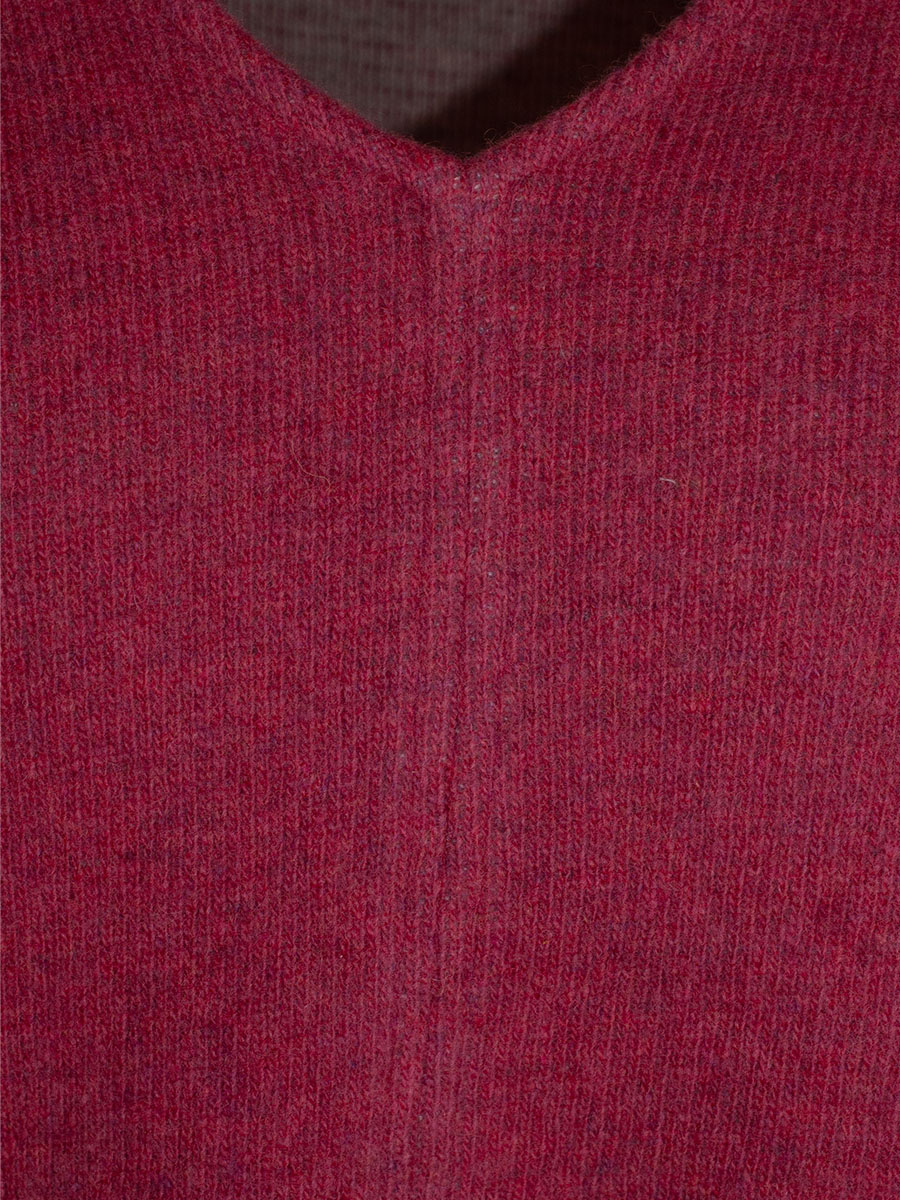 Stapf Pullover Nici, clematis, oversize, V-Ausschnitt #4