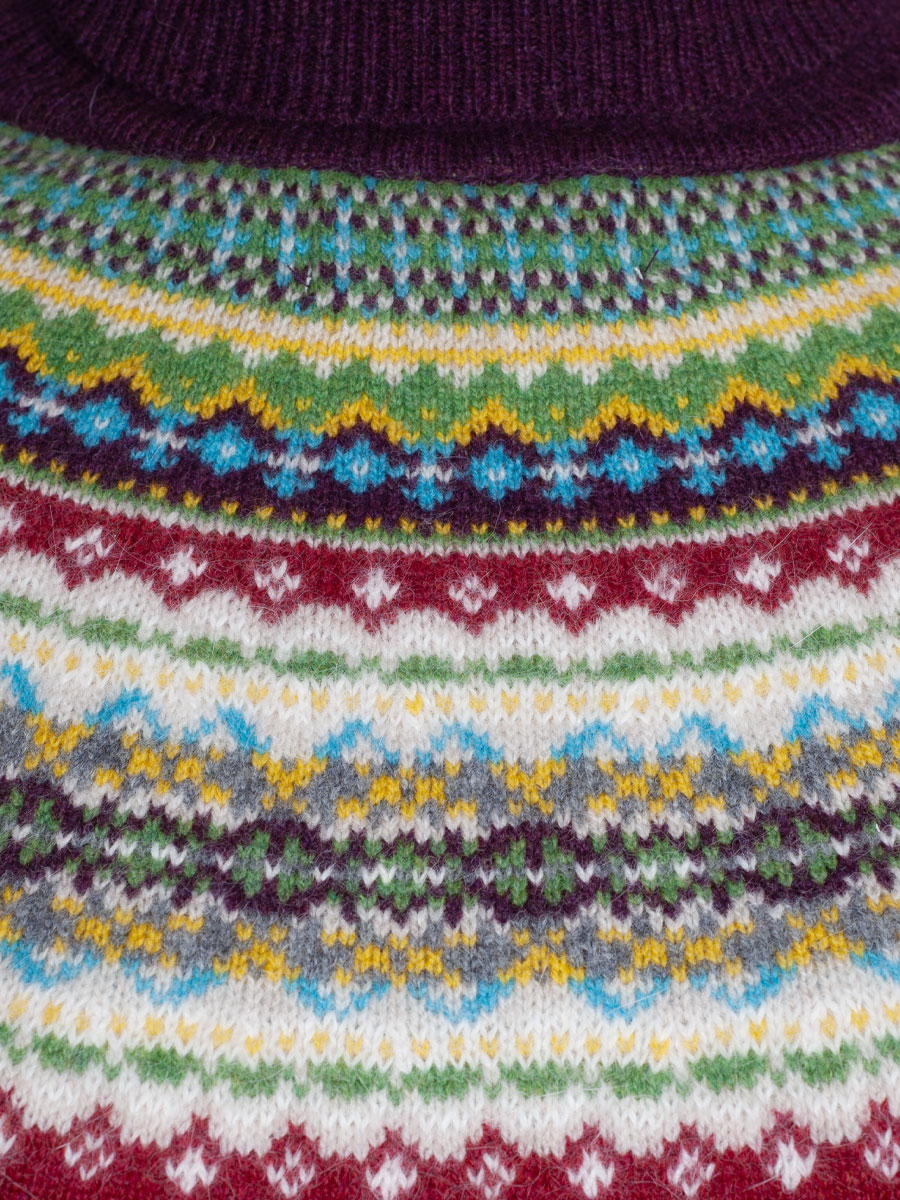 Eribè Knitwear Alpin Roll Neck, hemlock, weinrot, Rollkragenpullover #3