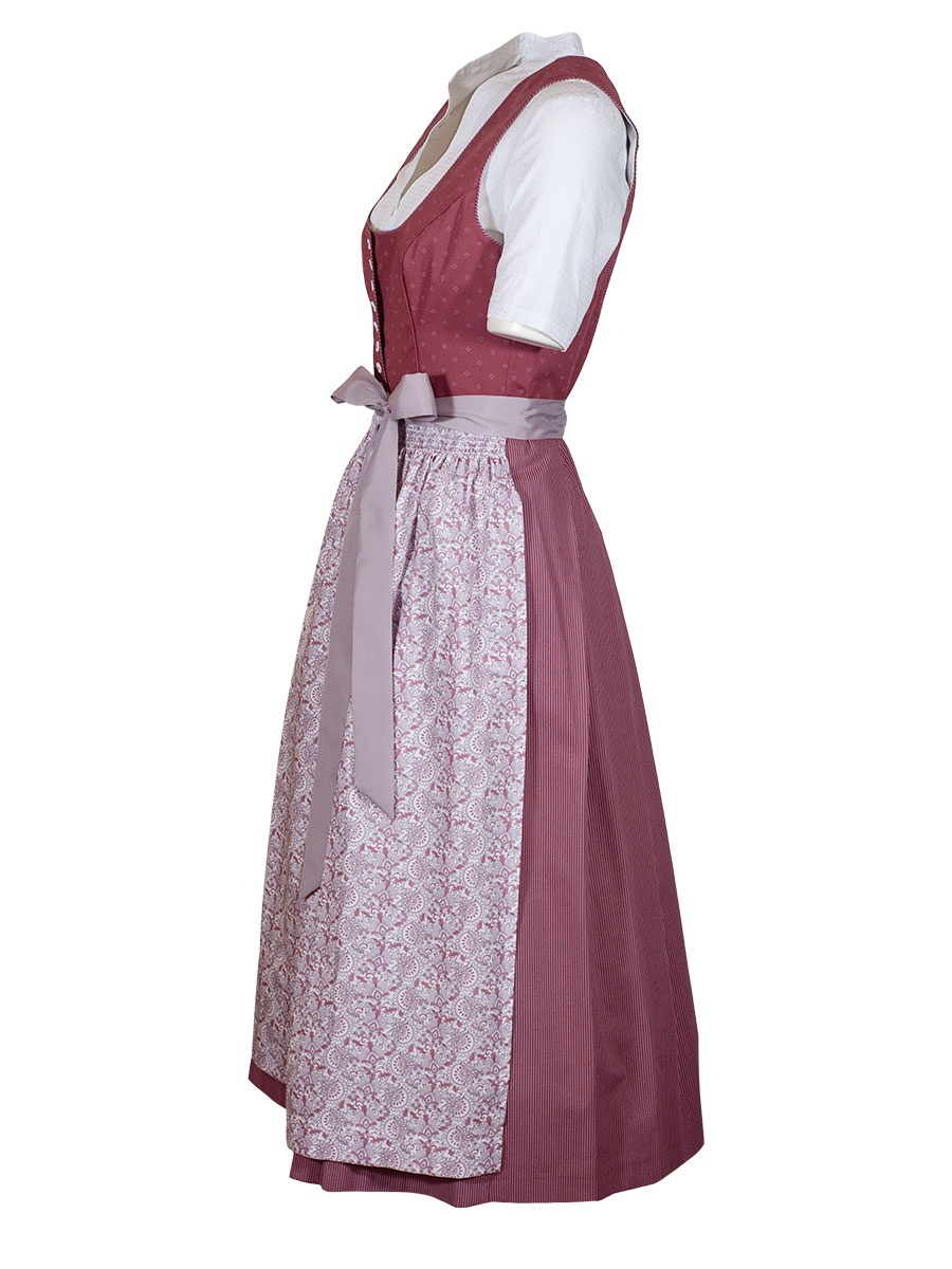 Wenger Baumwolldirndl Alina, mauve, 80cm #3