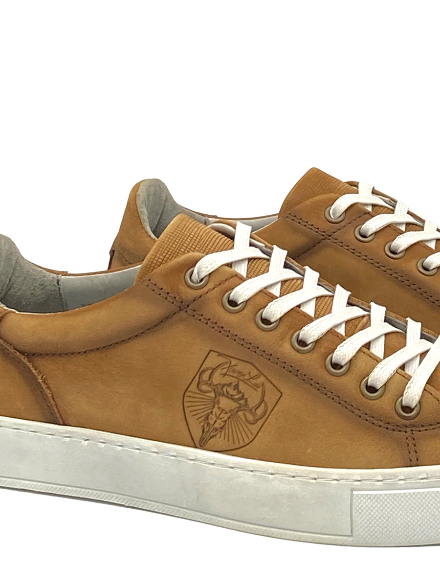 Xaver Luis Leder Sneaker Bene, cognac, sportlich #3