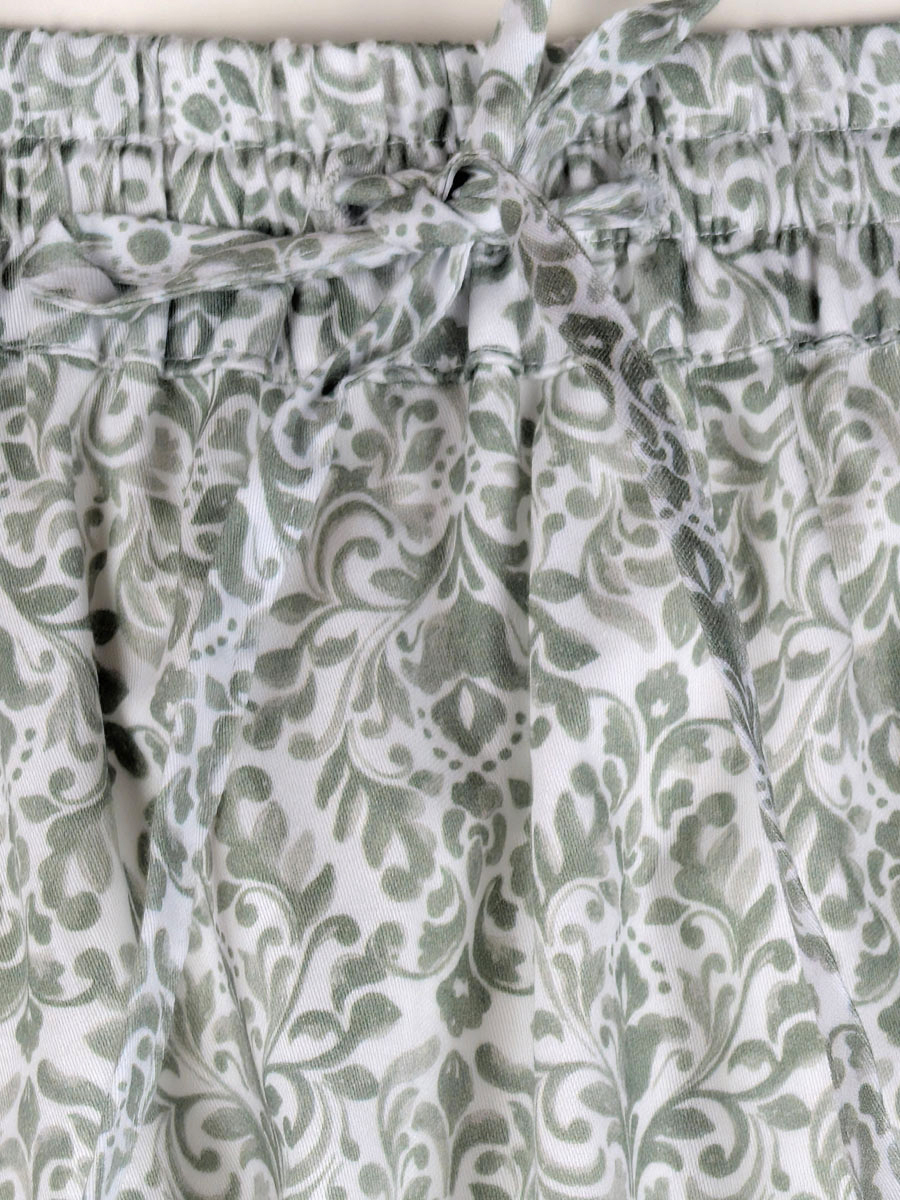 Berwin & Wolff Faltenrock, salbei, gemustert, Gummizugbund #2