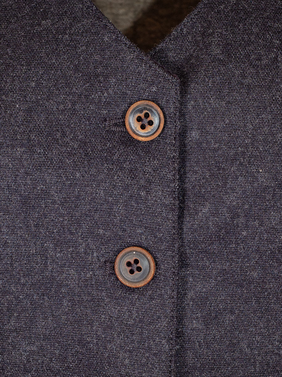 Feli und Hans Damenweste Wencke, anthrazit, leger #3