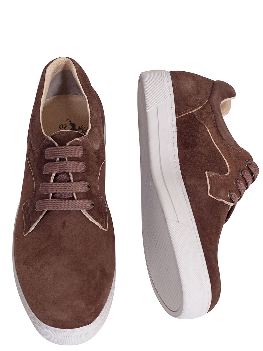 Schuhmanufaktur Gautsche, Sneaker, Hirschcalf, smoke, braun #2