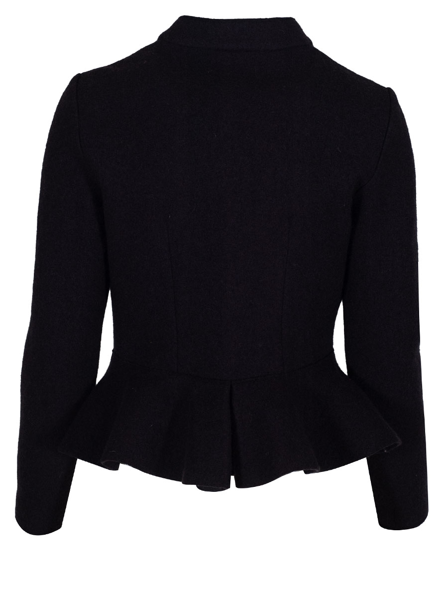 Boos Walkjacke mit Schoßerl, schwarz #3