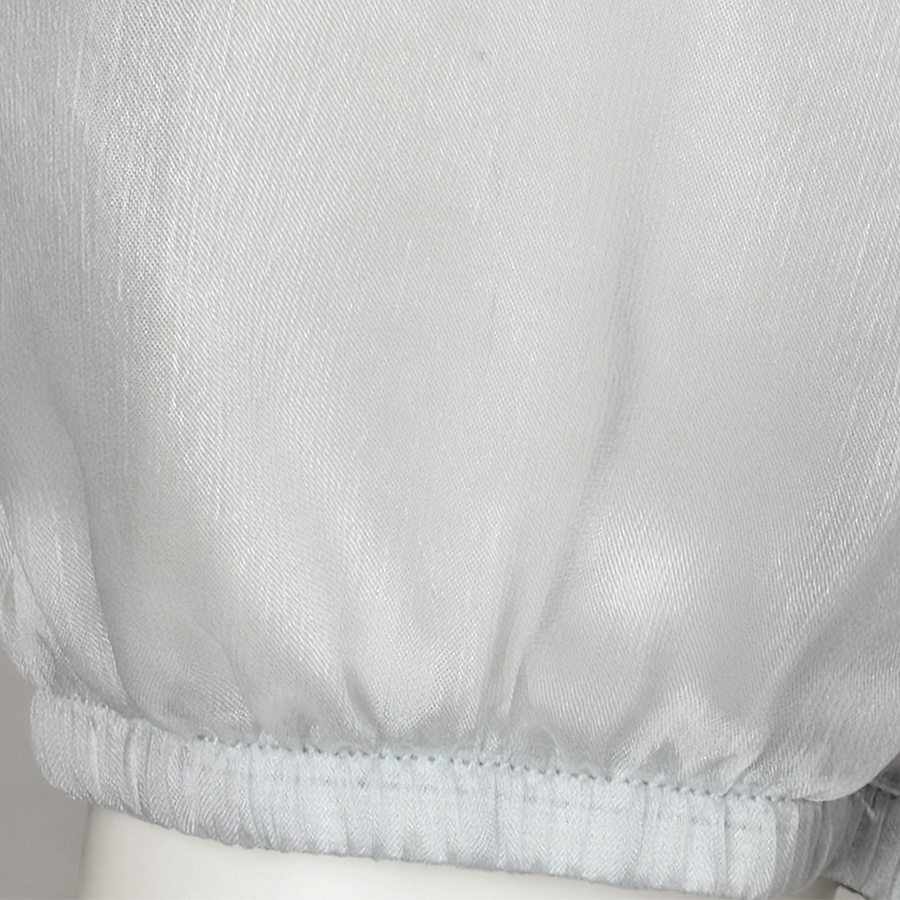 MarJo Dirndlbluse Saldenburg, lichtgrau, transparent #4