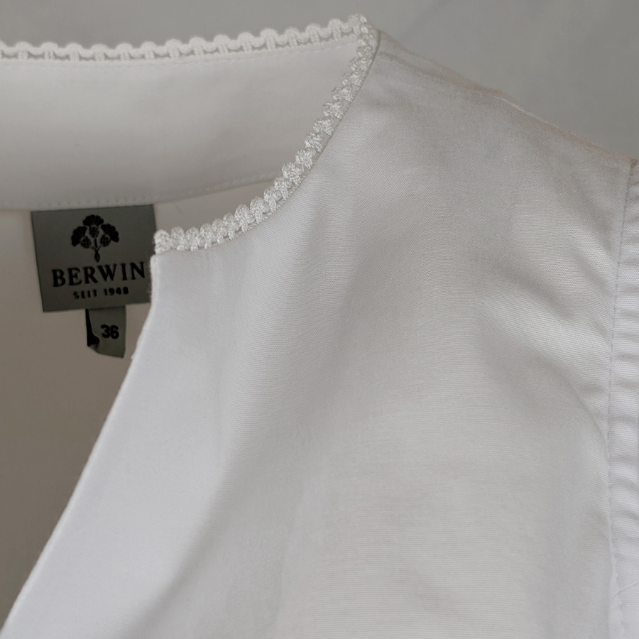 Berwin & Wolff Spenzerbluse, weiß #4