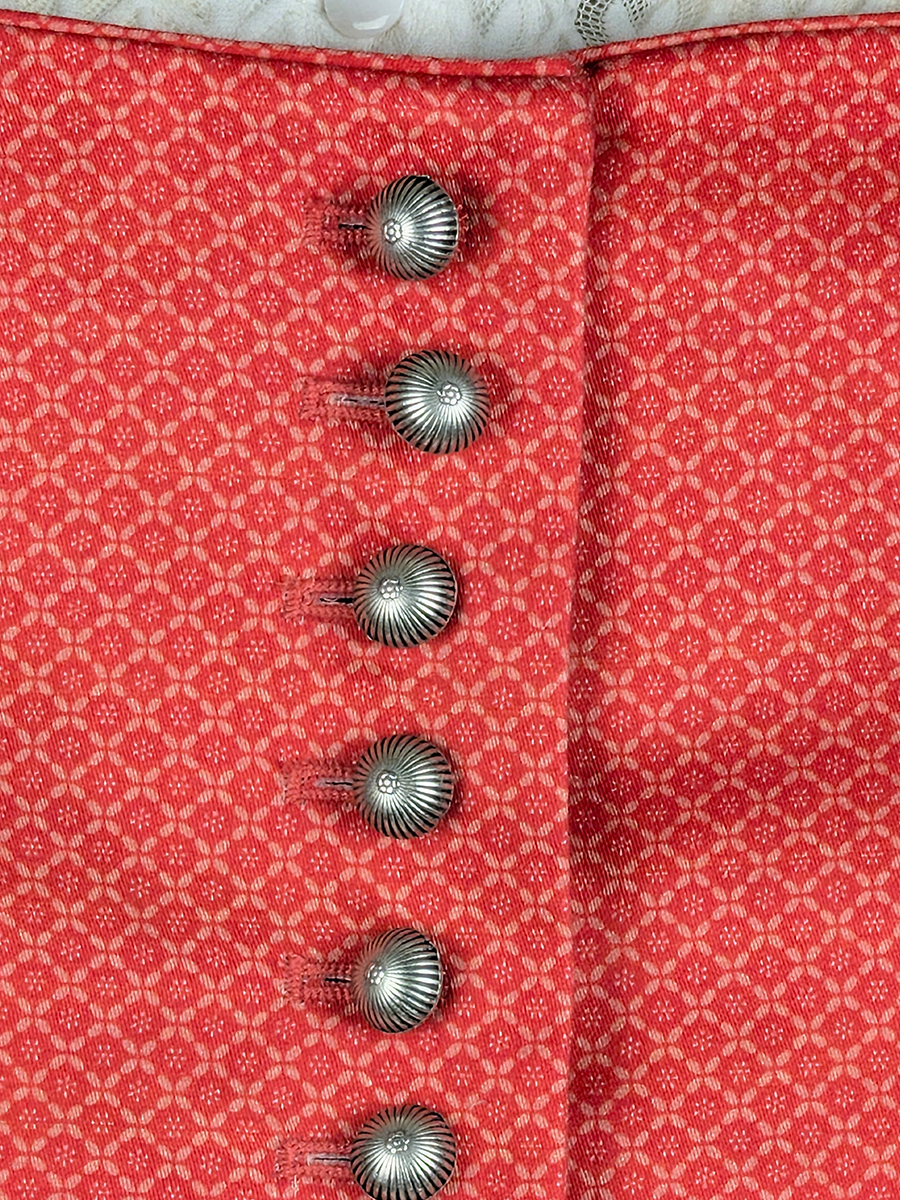 Wenger Dirndl Herlinde, rot, 80lg #4