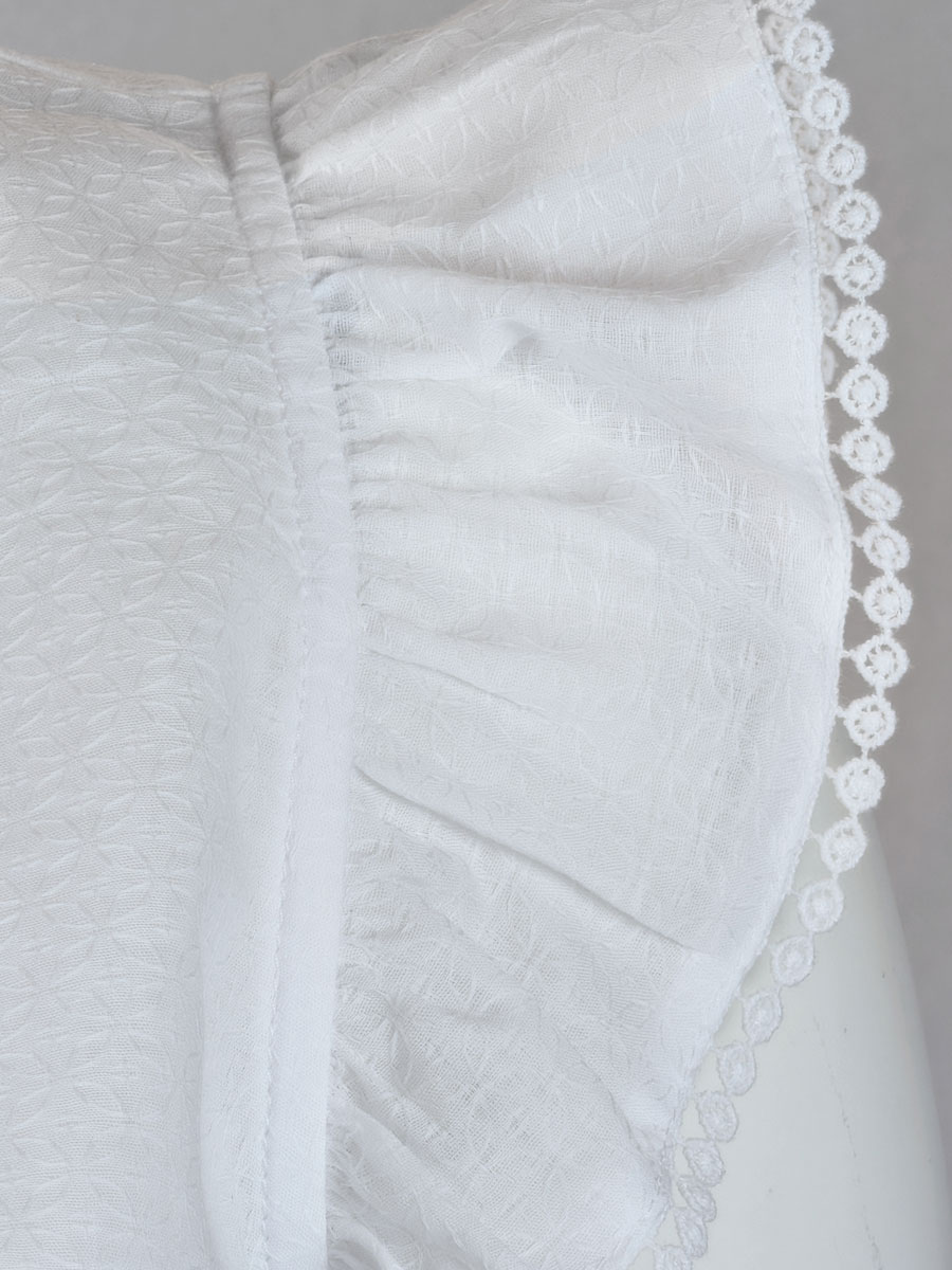 Waldorff Damenbluse, weiß, Flügelarm #2