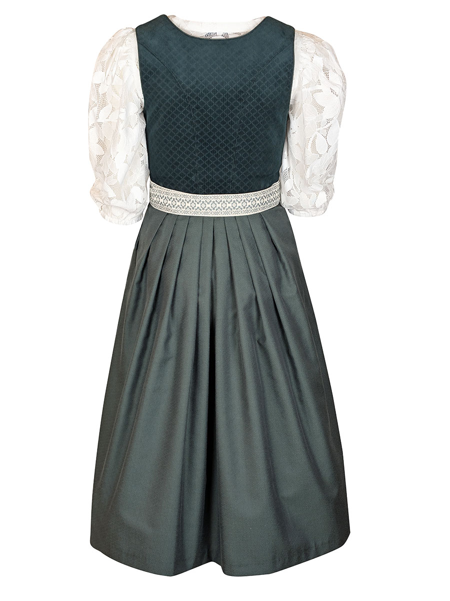 MarJo Cord-Dirndl Berndorf, tannengrün-gischt, 75lg #4