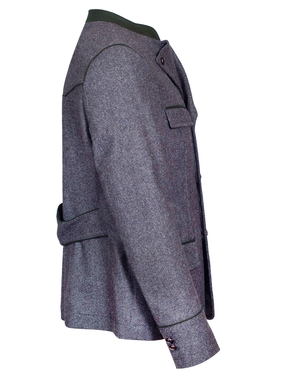 Viererspitz Lodenjoppe Ferchensee, grau-Tweed, Reverse, hochwertig #3