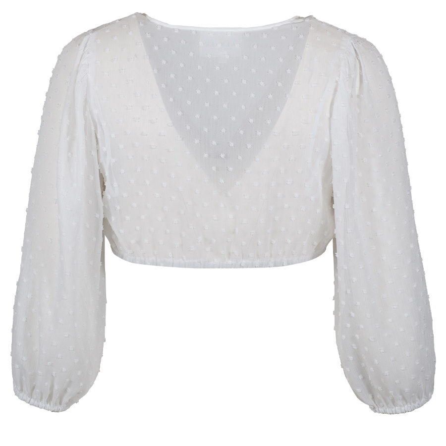 Wenger Dirndlbluse Kata, Noppenmuster, ecru #3