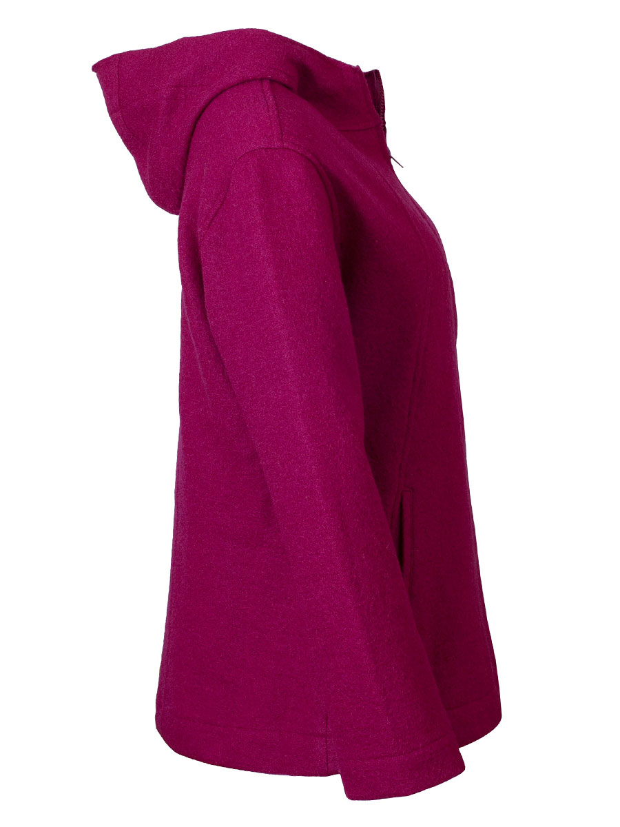 hausg'macht  Regina Walkjacke, Kapuze, beere, Reißverschluss #2