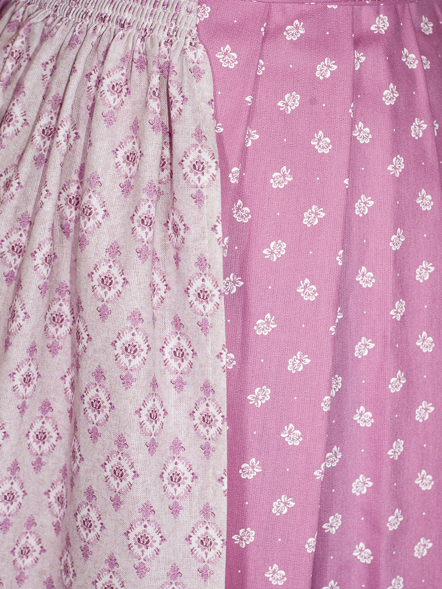 hausg'macht Baumwolldirndl Walchsee, rose, hochgeschlossen, 80cm #4