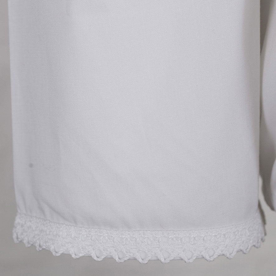 Wallmann Dirndlbluse Leilani, weiß, Spitzeneinsatz #3