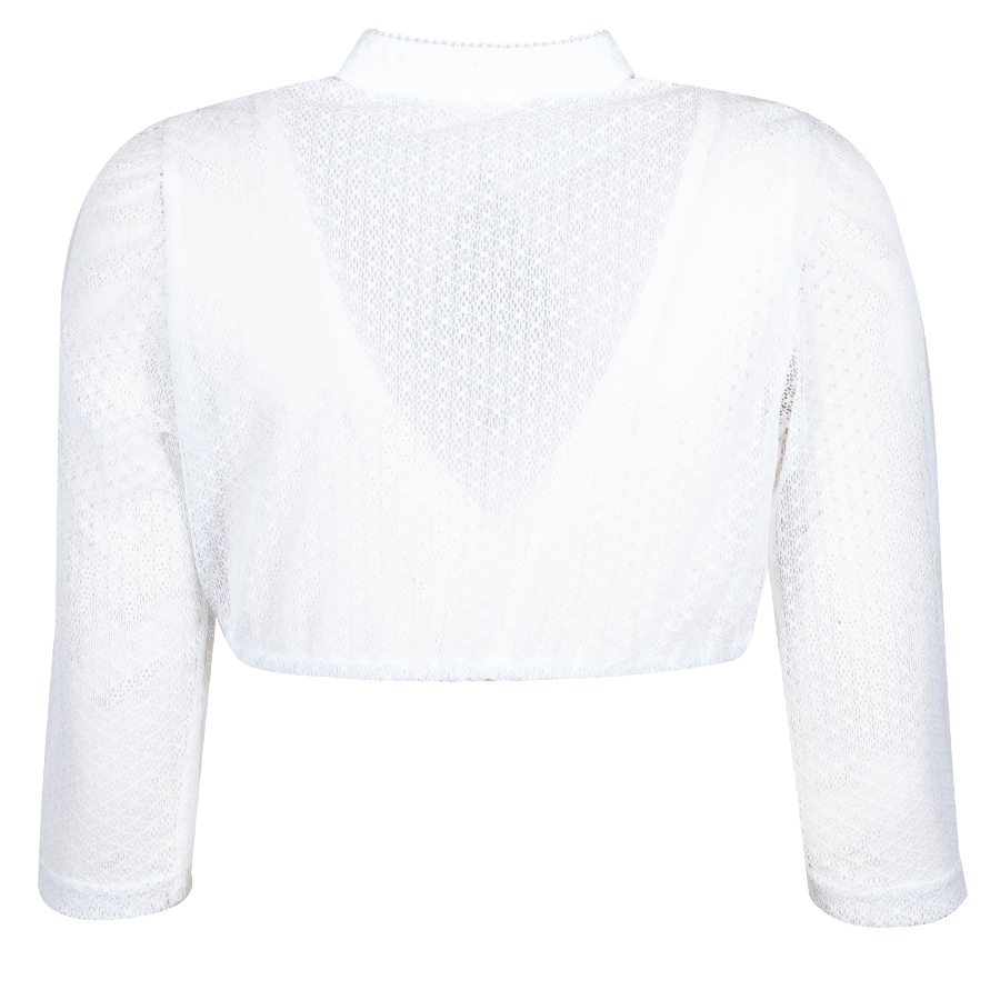 Wenger Dirndlbluse Tala, weiß, Spitze, 3/4-Arm #2