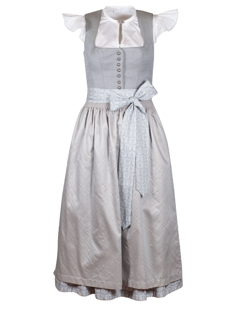 Country Line Dirndl, hellblau-grau, festlich, 80lg #1