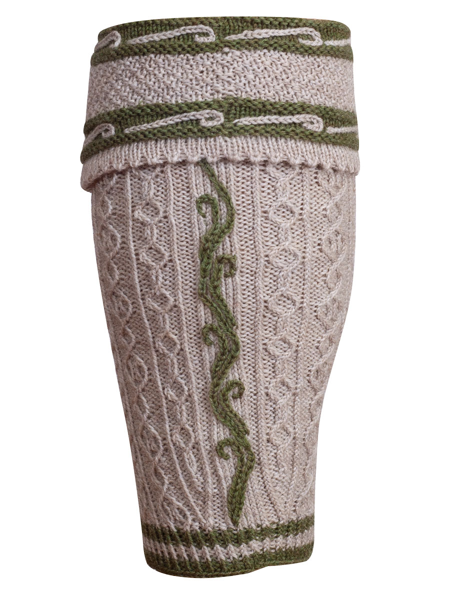 hausg'macht Ennslinger Loferl, beige-moosgrün #2