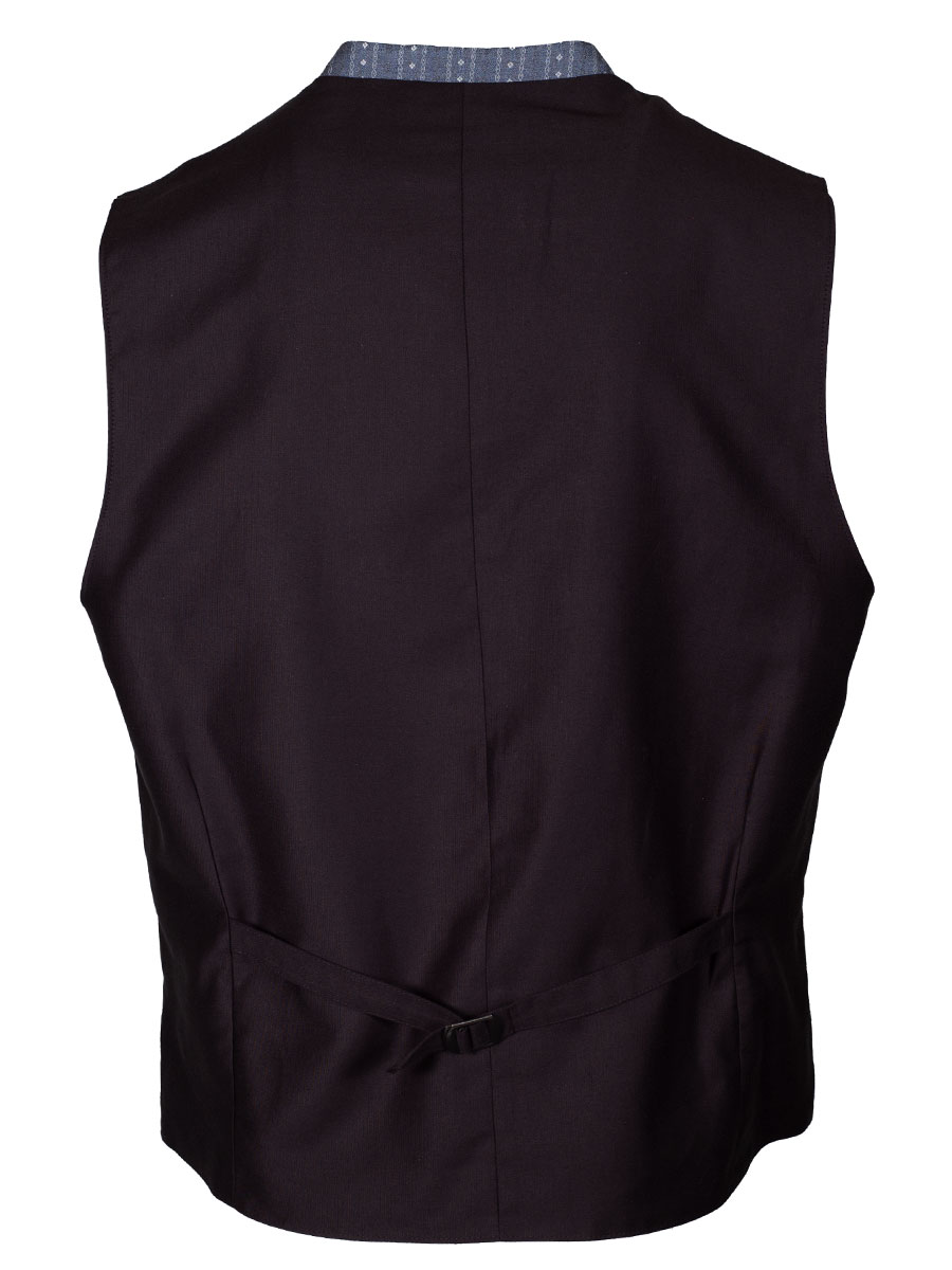Hammerschmid Herrenwesten Adam, blau-grau, schwarzer Rücken, Slim Fit #2