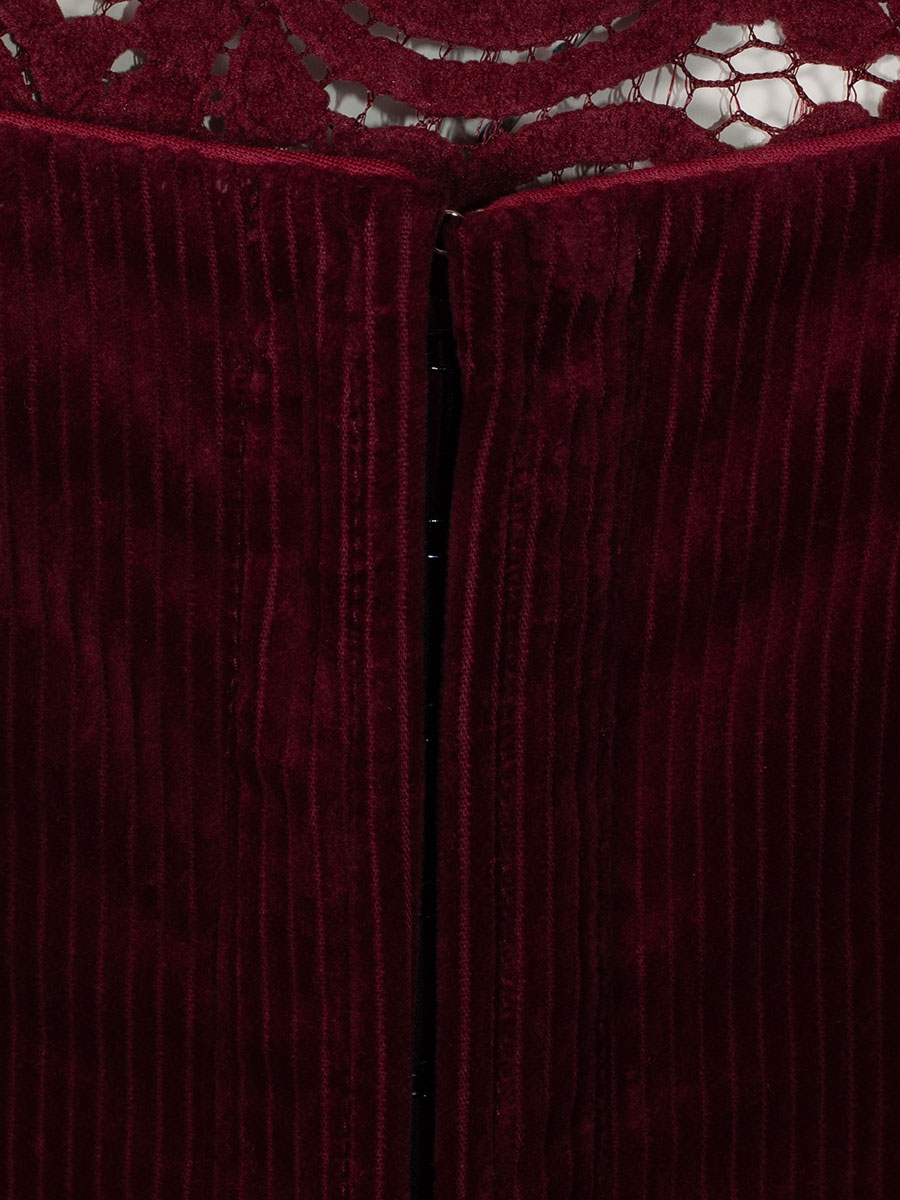 KINGA MATHE Dirndl Neda, bordeaux, Cordmieder, 80lg #6
