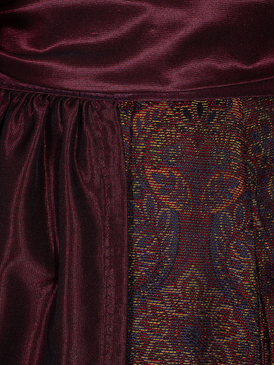 KINGA MATHE Dirndl Neda, bordeaux, Cordmieder, 80lg #4