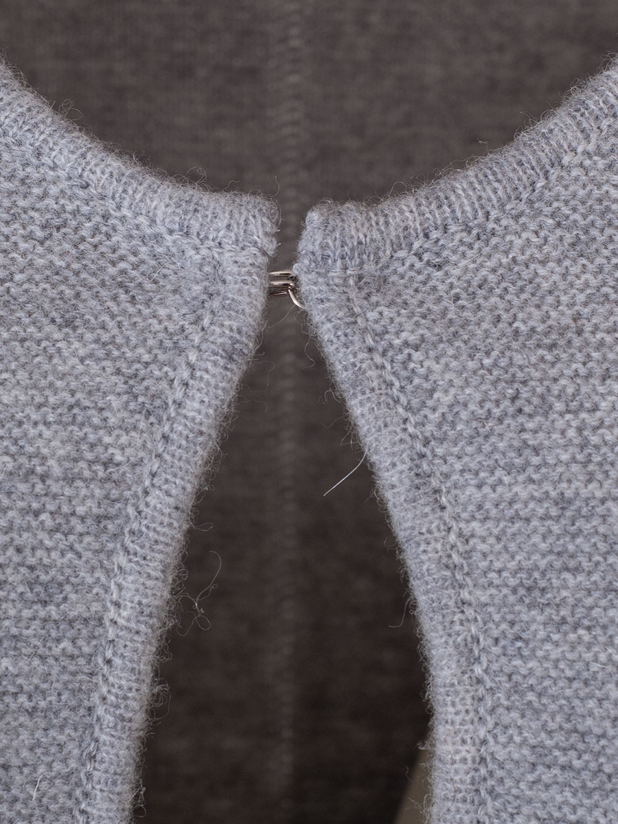 Heidi, Marie Antoinette, Strickbolero hellgrau #5