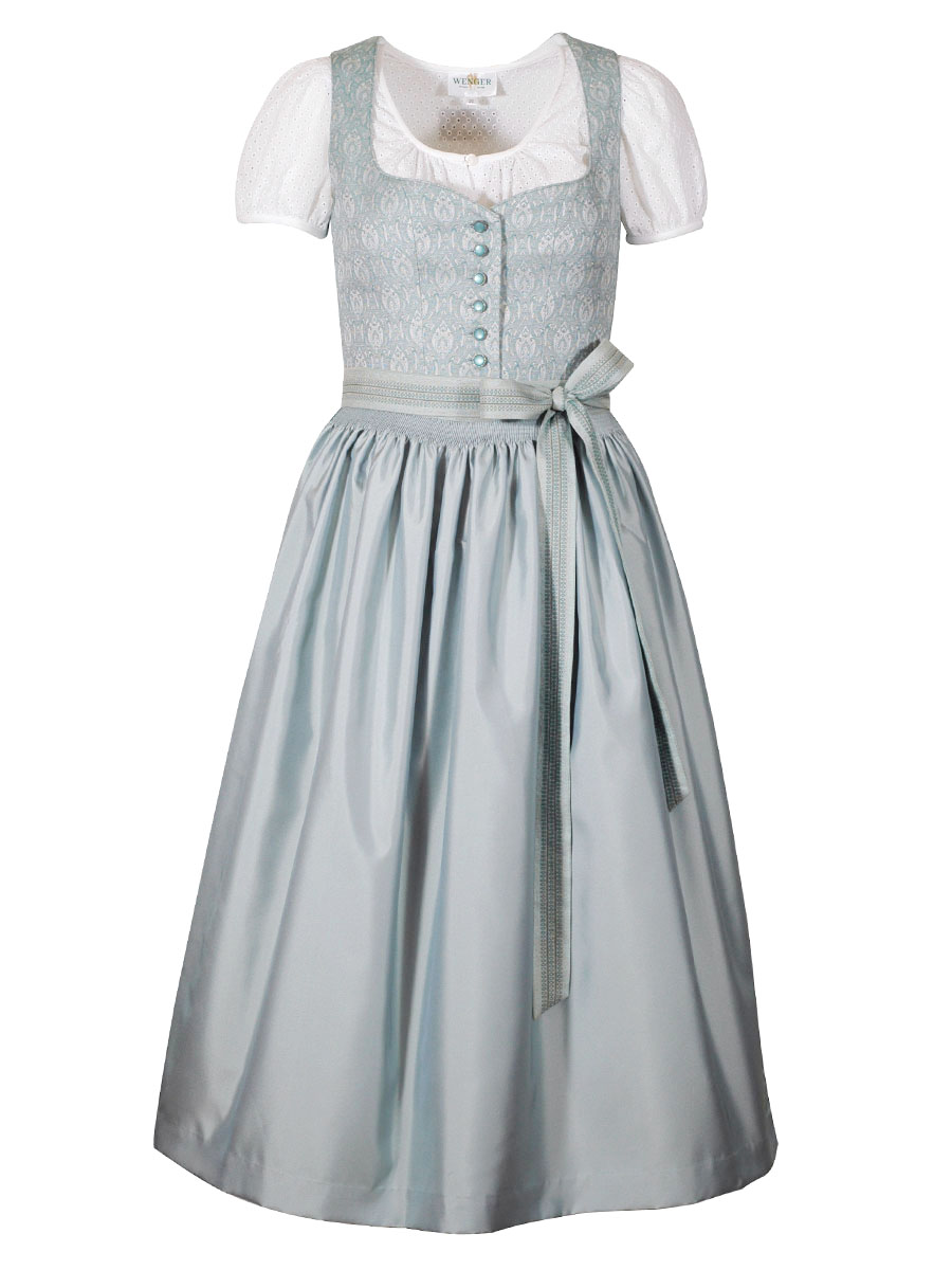 hausg'macht Dirndl Rothsee, petrol, festlich, 80lg #1