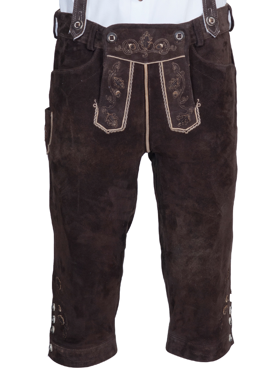 Spieth & Wensky Tiberius Lederbundhose pfefferbraun #1