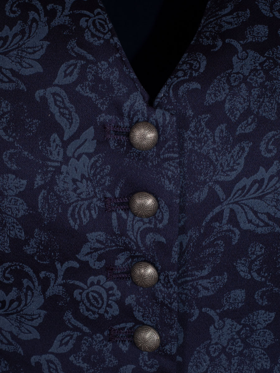 Berwin & Wolff Sommerkleid marine, ärmellos, Gürtel mit Schließe #4