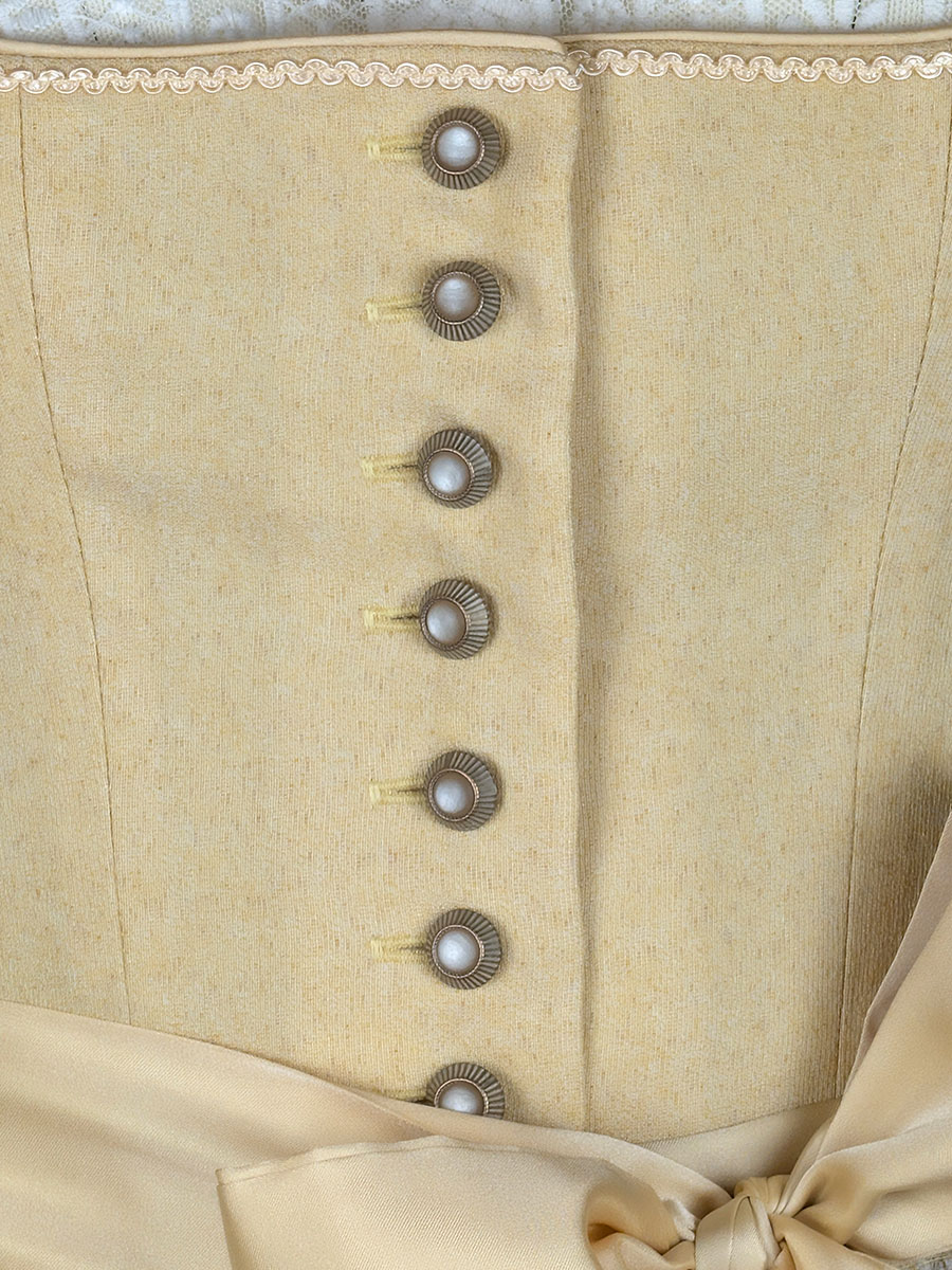 Hammerschmid Dirndl Pillersee, gelb gemustert, 80lg #5