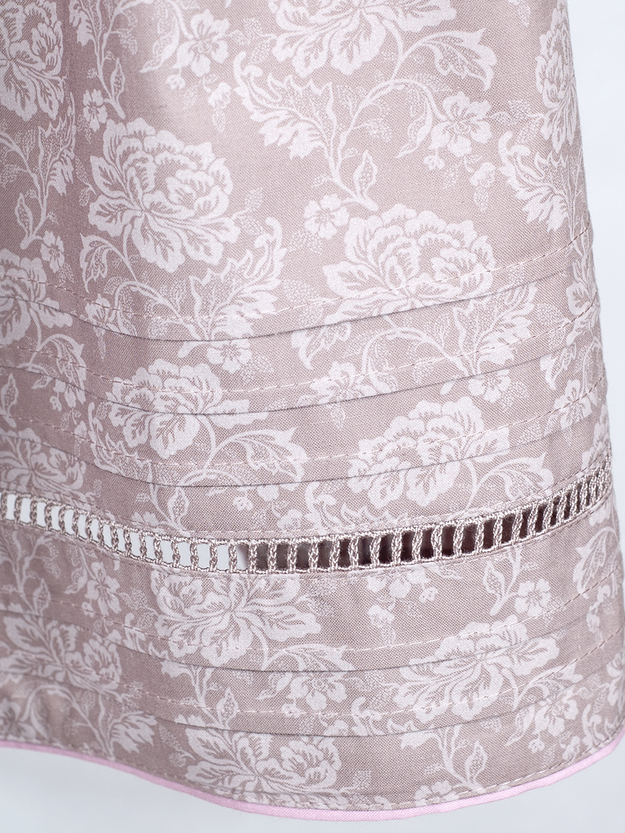 Country Line Faltenrock, beige, Blumenmuster #4