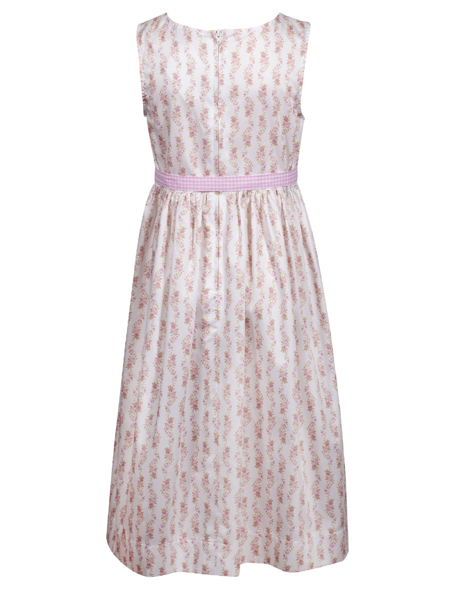 Berwin & Wolff Sommerkleid, Kinder, weiß mit rosa Rosen #2