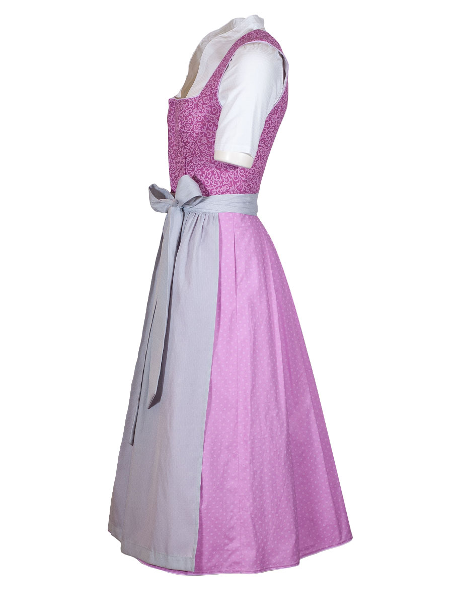 Kinga Mathe Leinen-Dirndl Viola, pink-rose, 80lg #3