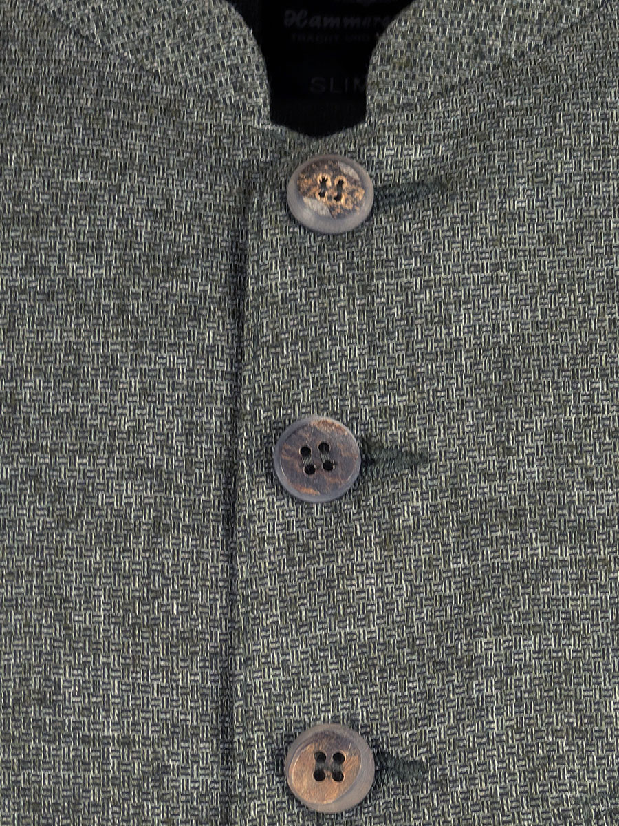 Hammerschmid Herrenweste David, grün gemustert #2