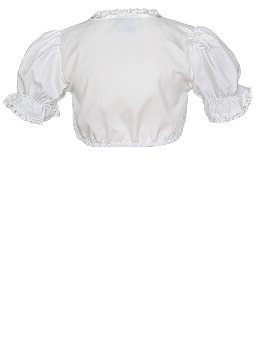 Ederer Kinder-Dirndlbluse, weiß, Puffarm #3