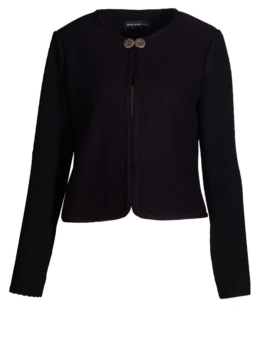 Anno Domini Design Janker Klara, schwarz, Hackenverschluss Anno Domini Design Janker Klara, schwarz, Hackenverschluss #1